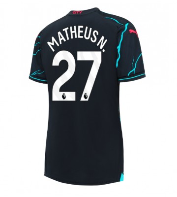 Manchester City Matheus Nunes #27 Tredje Tröja Kvinnor 2023-24 Kortärmad